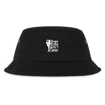 Pilates Enthusiasts Yoga Hair Don´t Care Pilates - Kinder Bucket Hat - Schwarz - Vorne