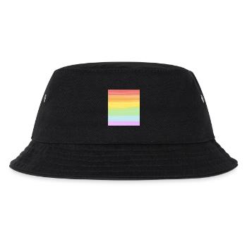 Pastel Rainbow Degradation Fierté LGBTQ - Bob Enfant - noir - Devant