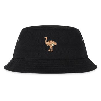 austria range cartoon stripes tabby - Kids’ Bucket Hat - black - Front