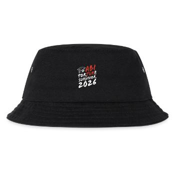 Abi Torture Survivor 2026 - Es war eine Folter - Kinder Bucket Hat - Schwarz - Vorne