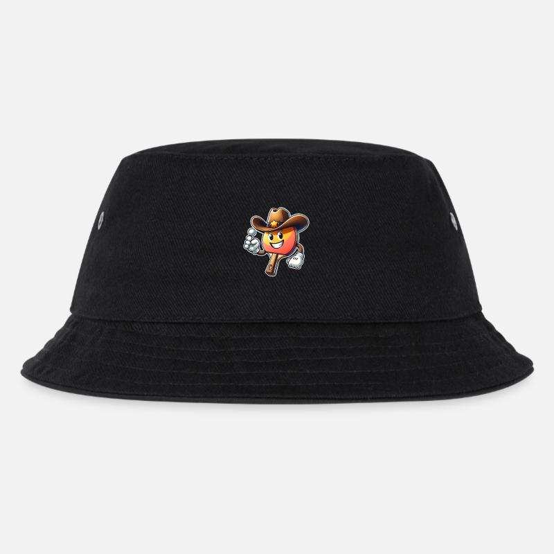 Tischtennis - Kinder Bucket Hat - Schwarz