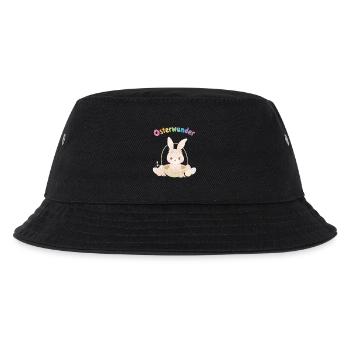 Osterwunder Häschen im Korb - Kinder Bucket Hat - Schwarz - Vorne