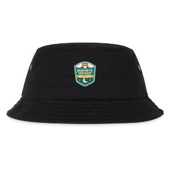 Nachtaktiv Weise Mega Süß - Kinder Bucket Hat - Schwarz - Vorne
