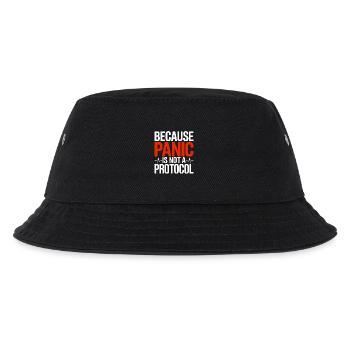 Paramedic Because Panic Is Not Prehospital Care - Kids’ Bucket Hat - black - Front
