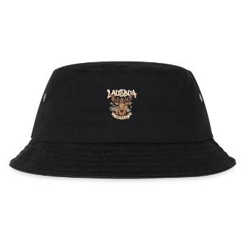 Kinder Lausbua Shirt Tracht Herren Trachtenshirt - Kinder Bucket Hat - Schwarz - Vorne