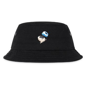 Sahne schlagen Handmixer Backen Design  - Kinder Bucket Hat - Schwarz - Vorne