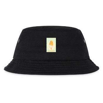 Ganz dünnes Eis Retro Sommer Eis Design - Kinder Bucket Hat - Schwarz - Vorne