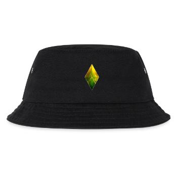 Losange faucheté géométrique jaune-vert - Bob Enfant - noir - Devant