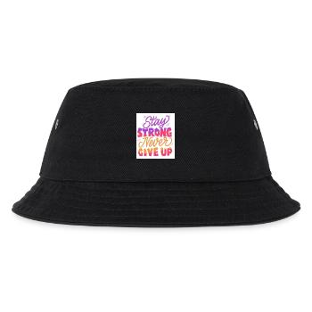 Stay Strong Never Give Up - Kids’ Bucket Hat - black - Front