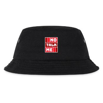 No Talk Me Funny Antisocial Introvert Saying - Kids’ Bucket Hat - black - Front