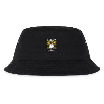 History Historian Historical - Kids’ Bucket Hat - black - Front