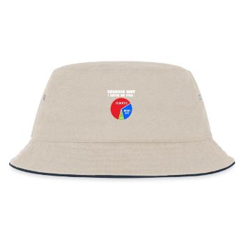 Gründe für Angelliebhaber und Fischer - Kinder Bucket Hat - Natur/Navy - Vorne