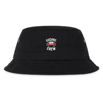 Euchre Crew Kartenspiel Runde - Kinder Bucket Hat - Schwarz - Vorne