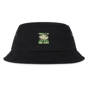 Bouncing My Way To The High Score Pinball Machine - Kids’ Bucket Hat - black - Front