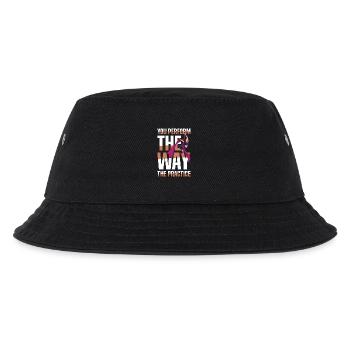 You perform as you practice aerial acrobatics - Kids’ Bucket Hat - black - Front
