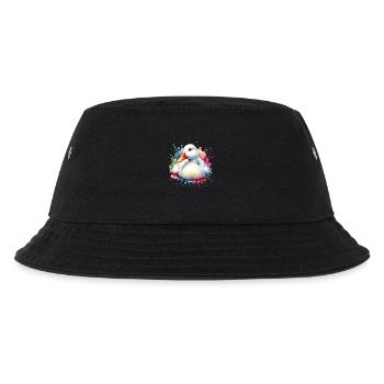 Motif du canard bêché - Bob Enfant - noir - Devant