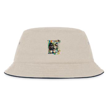 Incognito Fashion - Kids’ Bucket Hat - ecru/navy - Front