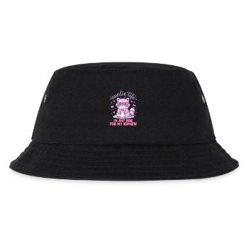 Auntie I'm Just Here For My Nephew - Kids’ Bucket Hat - black - Front