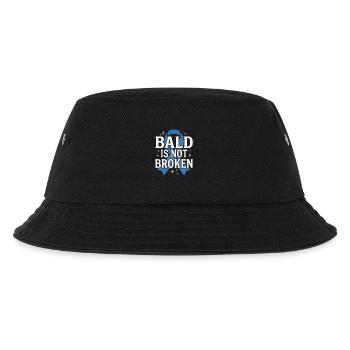 Alopezie-bewusstsein Alopecia Areata Haarausfall - Kinder Bucket Hat - Schwarz - Vorne