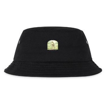 Auf, Um Den Herrn Zu Preisen Christ Frosch - Kinder Bucket Hat - Schwarz - Vorne