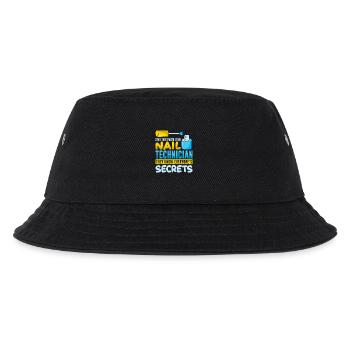 Nail Designer Nail Designer Cosmetics Nail Salon - Kids’ Bucket Hat - black - Front