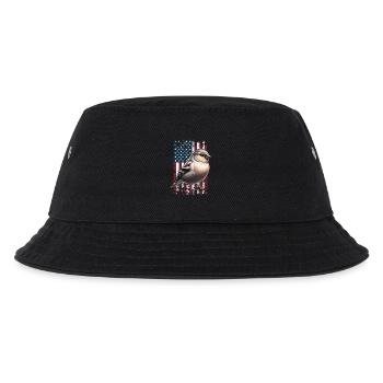 Society Finch US Japanese Seagull - Kids’ Bucket Hat - black - Front