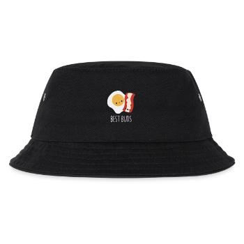Best Buds Egg and Bacon - Kids’ Bucket Hat - black - Front