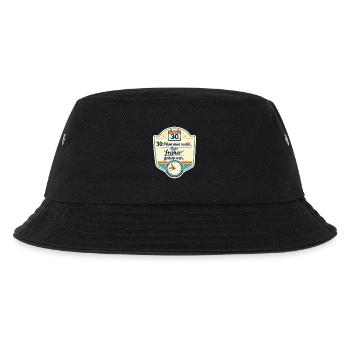 Dreißig und Retro Uhr Spruch - Kinder Bucket Hat - Schwarz - Vorne