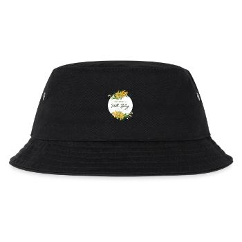 Mimosa and spring bells. Hello spring - Kids’ Bucket Hat - black - Front