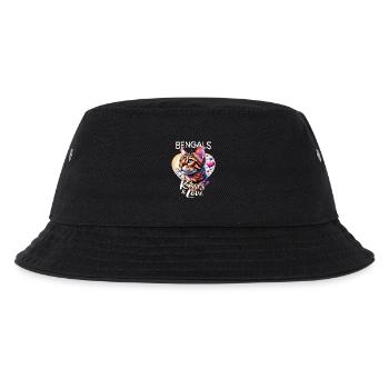 Bengalkatze Liebe - Kinder Bucket Hat - Schwarz - Vorne