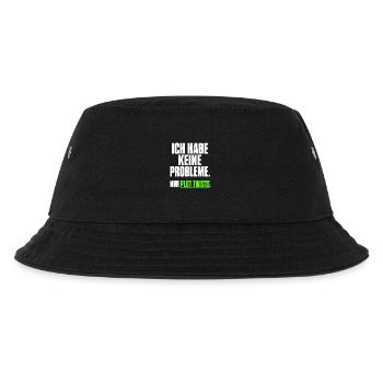 Ich habe keine Probleme Plot Twists - Kinder Bucket Hat - Schwarz - Vorne