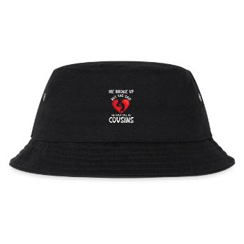 Trennungs-Cousins Herz-Grafik-T-Shirt - Kinder Bucket Hat - Schwarz - Vorne