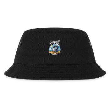  Jahaa mache ich spaeter vielleicht Moewe - Kinder Bucket Hat - Schwarz - Vorne