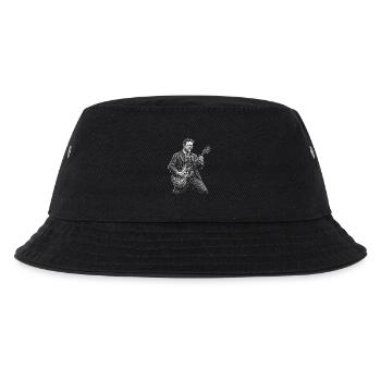 Theodore Roosevelt Gitarre spielen - Kinder Bucket Hat - Schwarz - Vorne