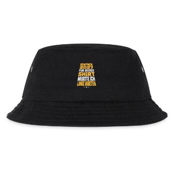 Rentner 2027 - Kinder Bucket Hat - Schwarz - Vorne