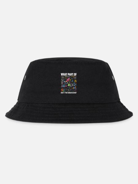Physik Mathe Science Spruch Shirt - Kinder Bucket Hat - Schwarz