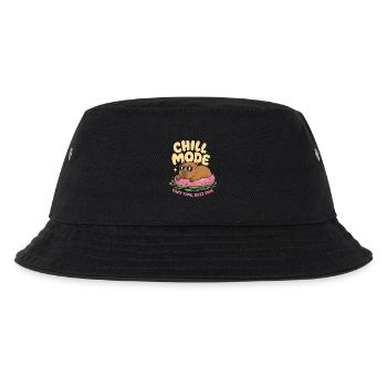Chill Mode Capybara No Rush - Kids’ Bucket Hat - black - Front
