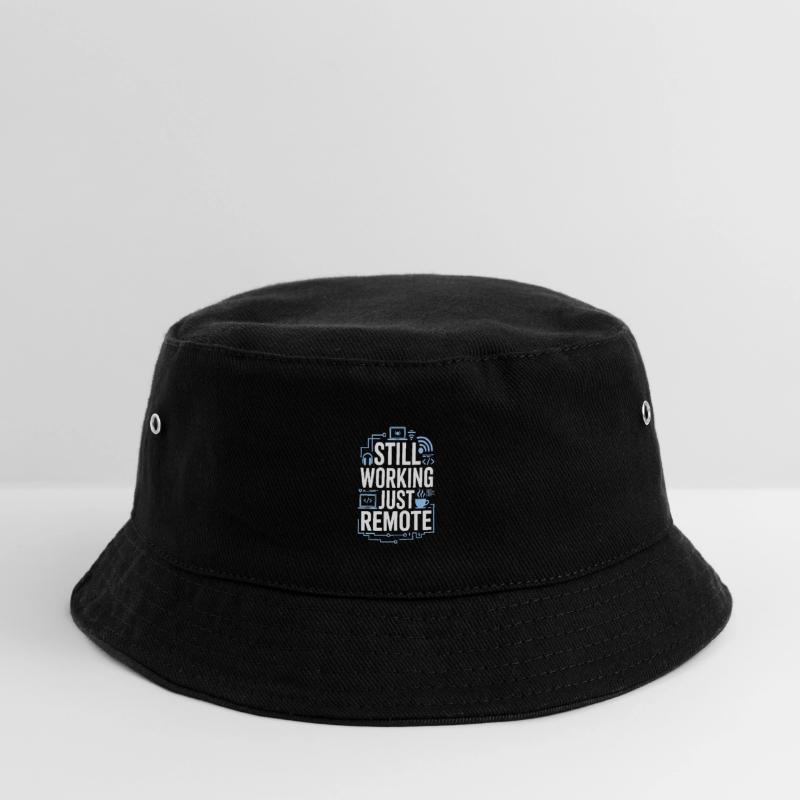 Remote Developer Still Working Remote Tech Worker Kids’ Bucket Hat