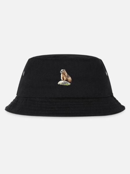 Murmeltiere Murmeltier - Kinder Bucket Hat - Schwarz