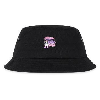 Mama of the Silly Goose – Grooviger Retro-Stil - Kinder Bucket Hat - Schwarz - Vorne