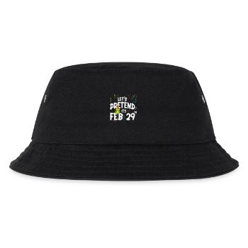 Schalttag-Froschparty - Kinder Bucket Hat - Schwarz - Vorne