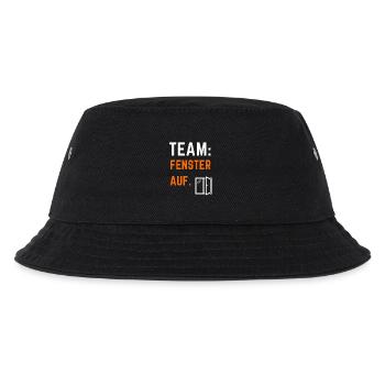Fenster Auf Fraktion - Kinder Bucket Hat - Schwarz - Vorne