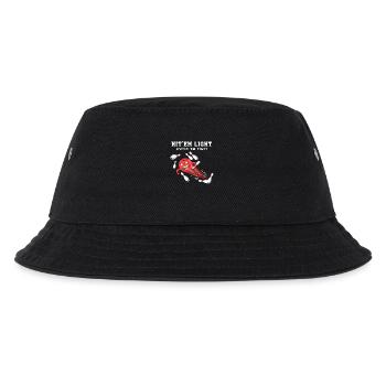 Hitem All Watchem Fight Bowling Strike League - Kids’ Bucket Hat - black - Front
