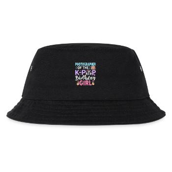 Photographer Of The K-Pop Birthday Girl - Kinder Bucket Hat - Schwarz - Vorne