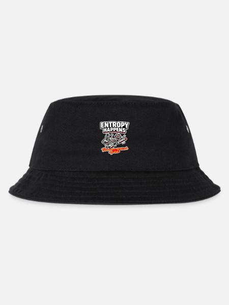 Entropie passiert am Schreibtisch - Kinder Bucket Hat - Schwarz