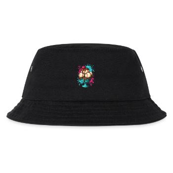 Baseball Sundae Treat - Kids’ Bucket Hat - black - Front