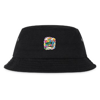 Schulkind 2026 Einschulung 2026 Schulanfang - Kinder Bucket Hat - Schwarz - Vorne