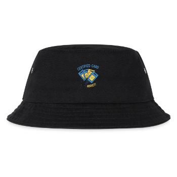 Certified Card Addict Trading Card Booster Pack - Kinder Bucket Hat - Schwarz - Vorne