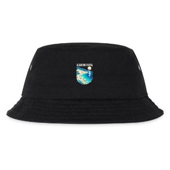 Albanian Riviera Travel Poster for Beach Vacation  - Kinder Bucket Hat - Schwarz - Vorne