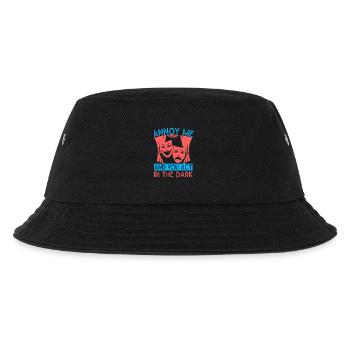 Musical Theatre Annoy Me & You Act In Dark Design - Kinder Bucket Hat - Schwarz - Vorne